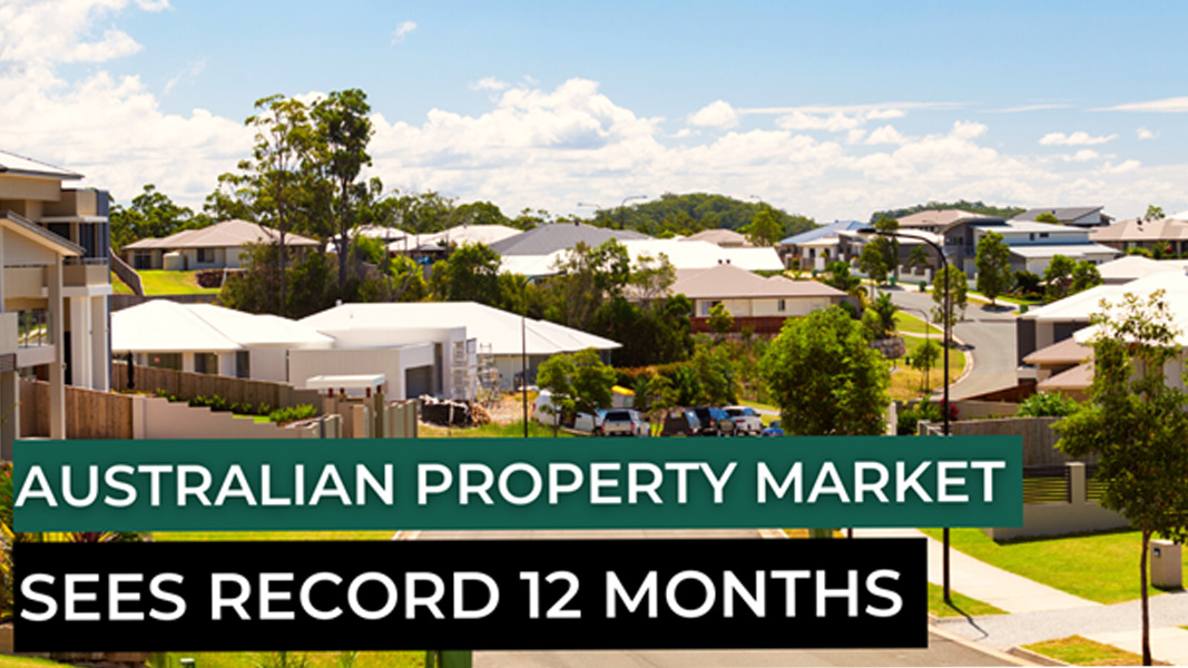 Australian Residential Property Soars 23.7% Over The Past 12 Months